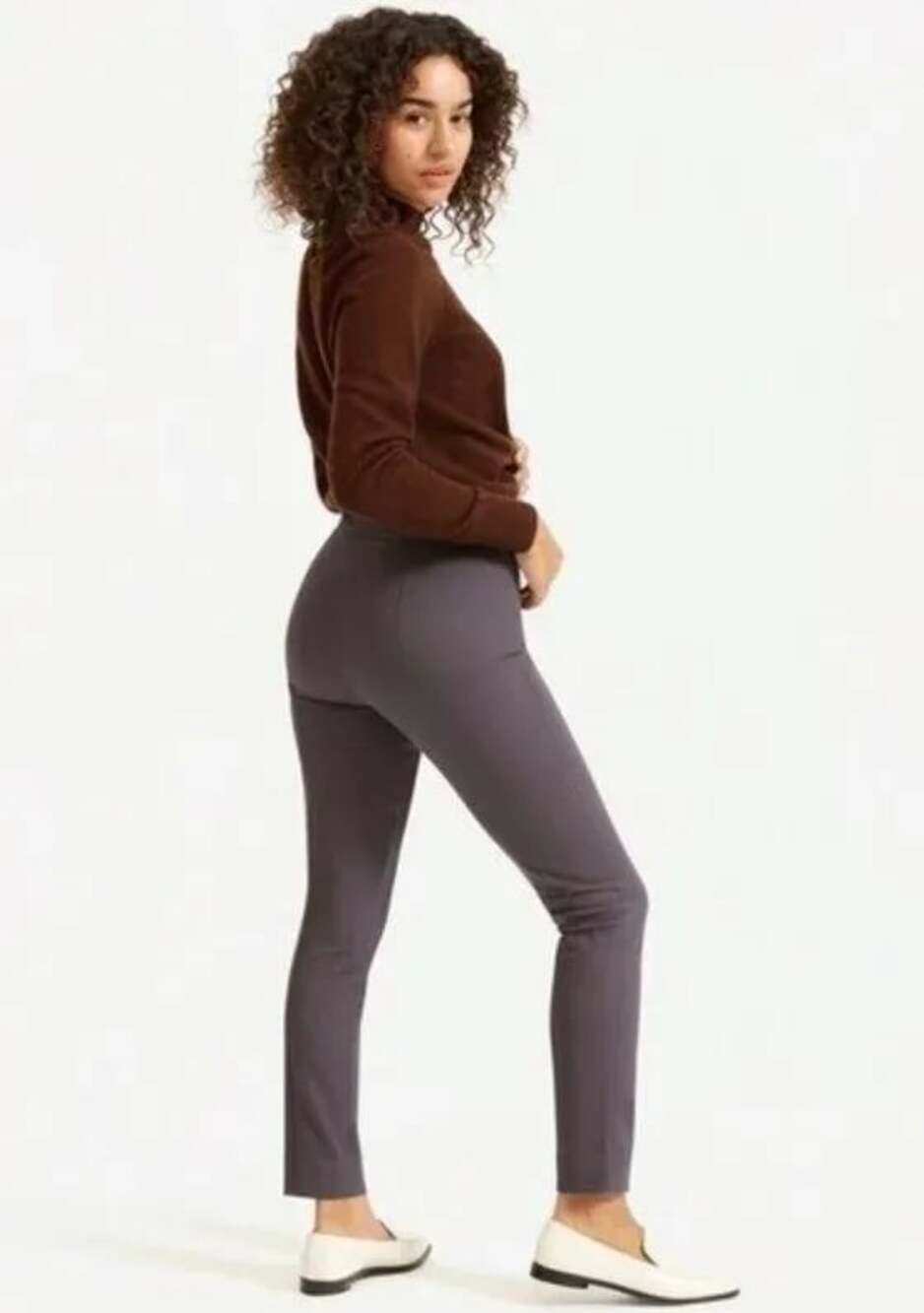 Everlane The Side-Zip Work Pants in Slate Grey Size 2